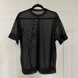 Athleta Mesh Oversized Tee